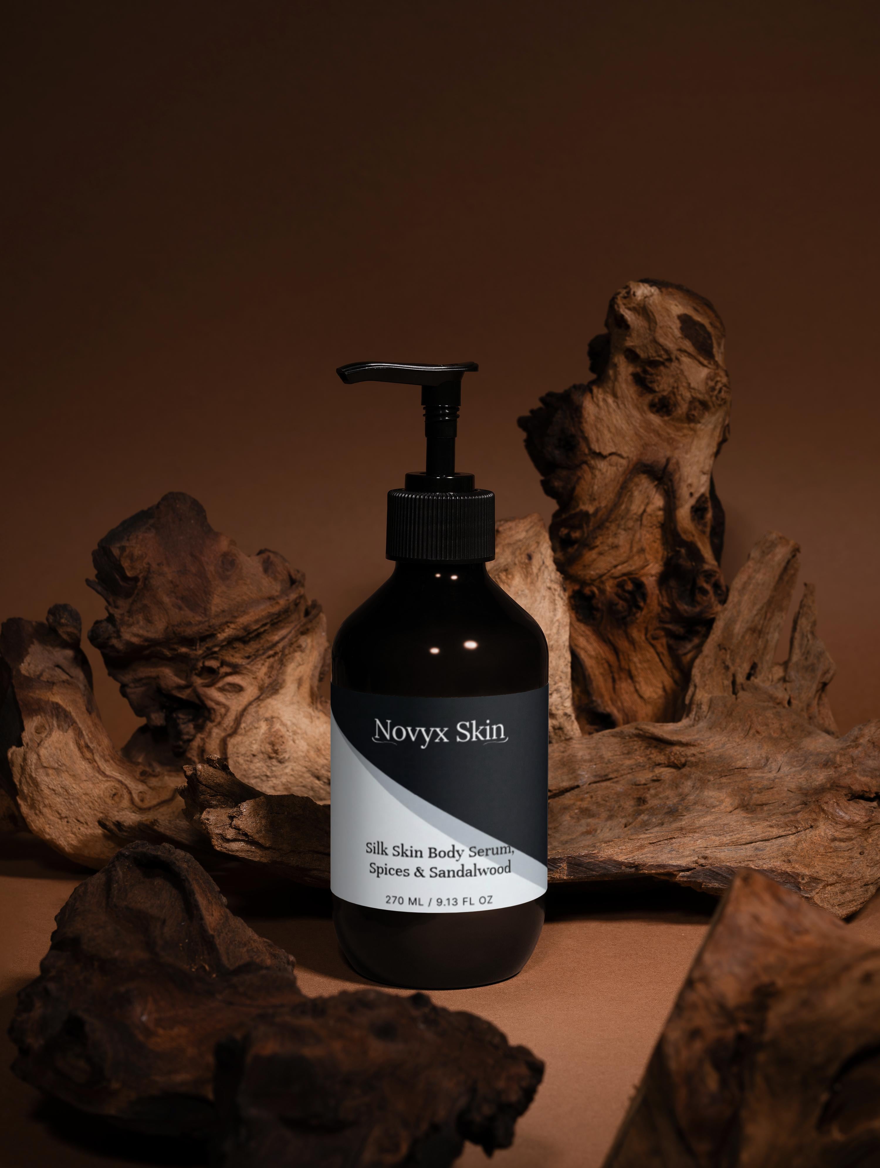 Silk Skin Body Serum, Spices & Sandalwood