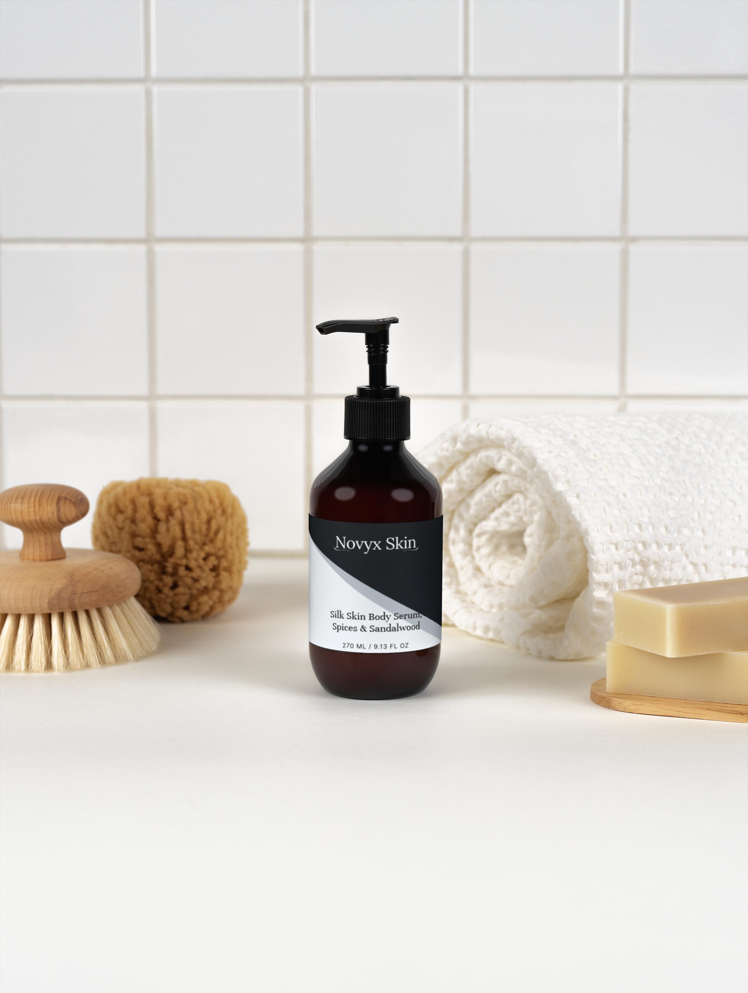 Silk Skin Body Serum, Spices & Sandalwood